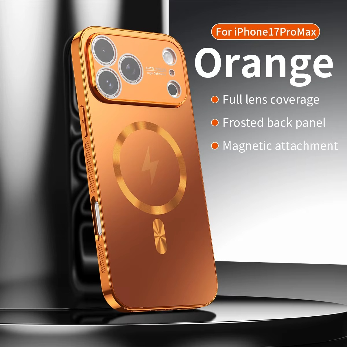 Premium iPhone Case MagSafe Compatible Magnetic Protective Cover Shockproof Aluminum Frame Electroplated Finish Matte Back Raised Camera Lens Protection