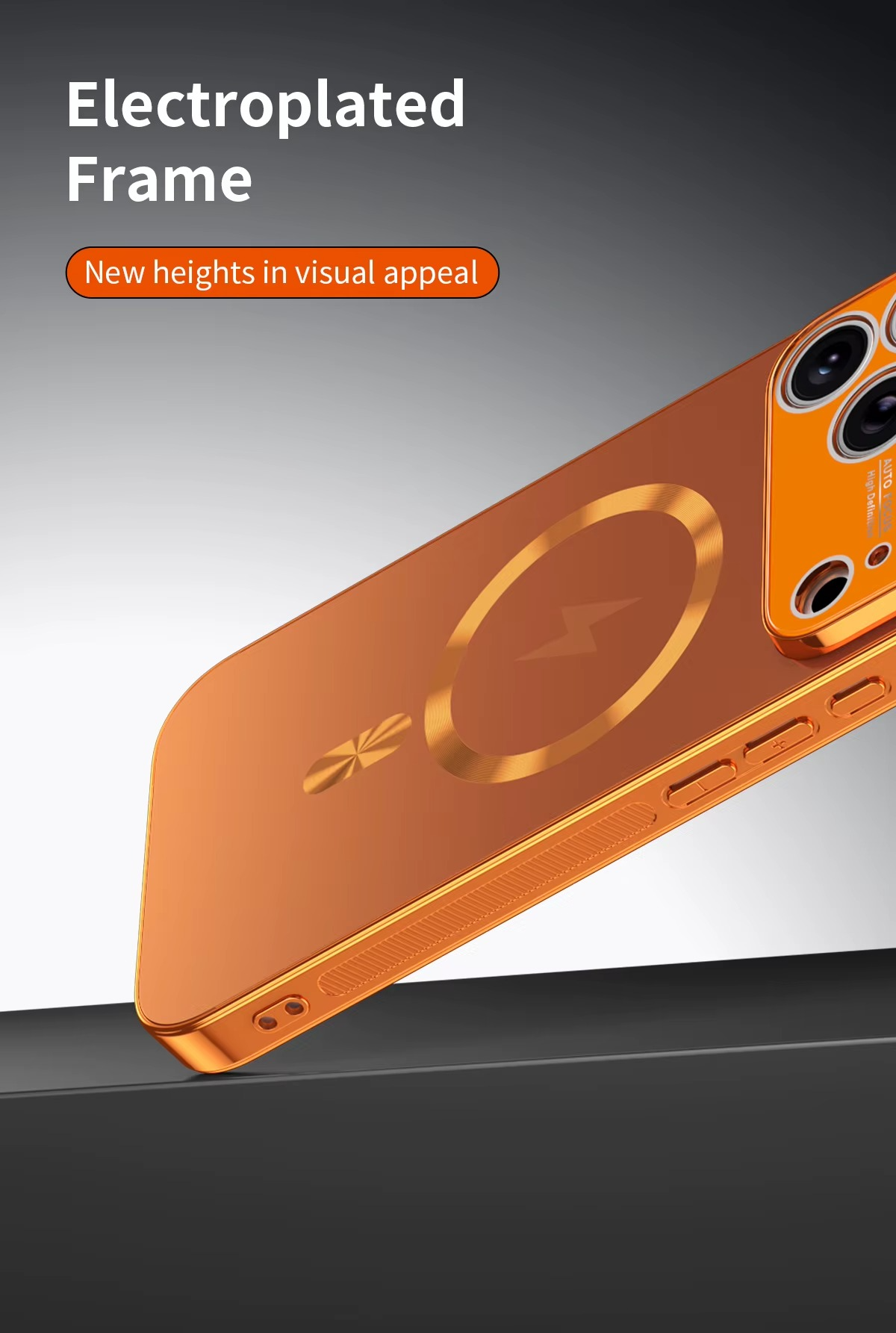 Premium iPhone Case MagSafe Compatible Magnetic Protective Cover Shockproof Aluminum Frame Electroplated Finish Matte Back Raised Camera Lens Protection