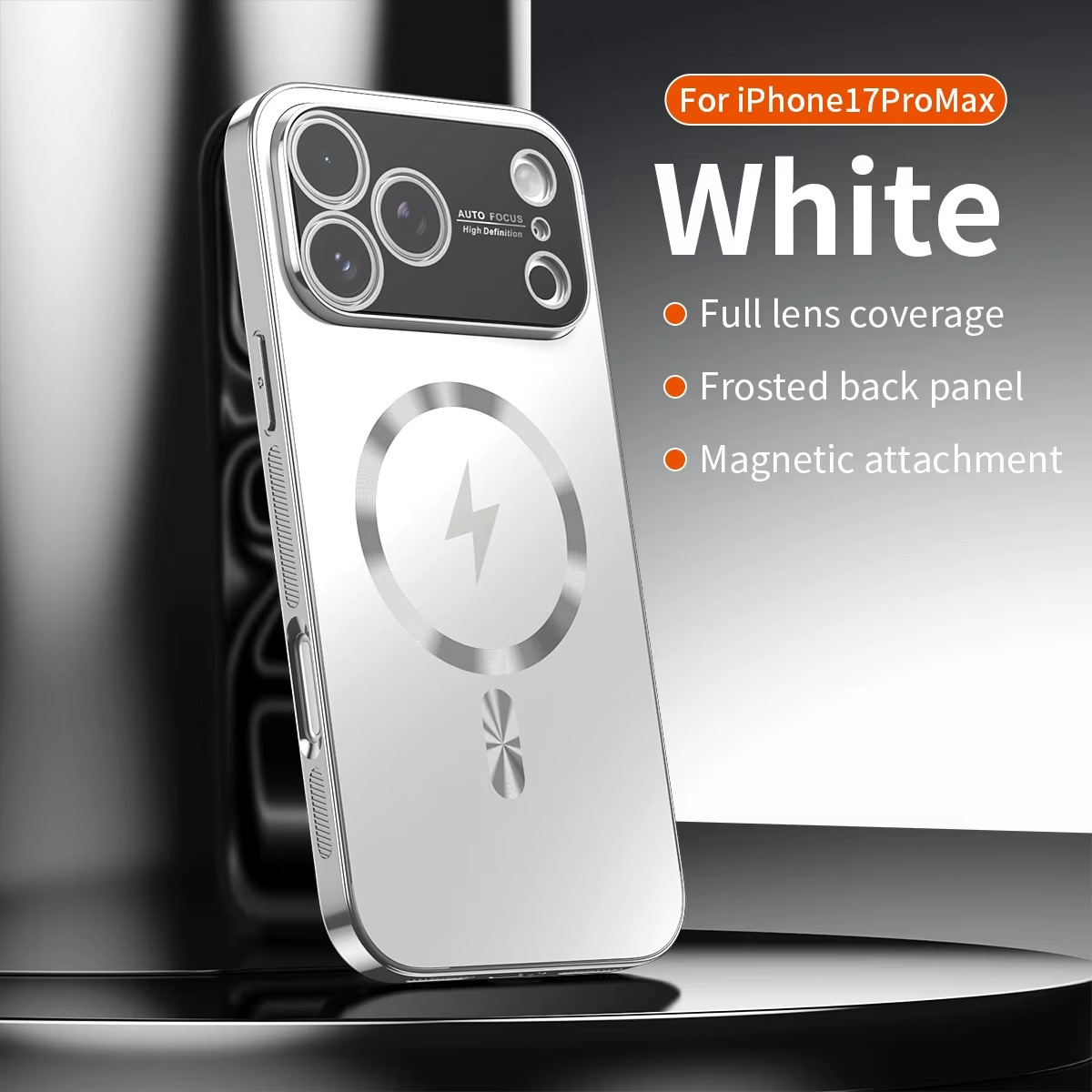 Premium iPhone Case MagSafe Compatible Magnetic Protective Cover Shockproof Aluminum Frame Electroplated Finish Matte Back Raised Camera Lens Protection