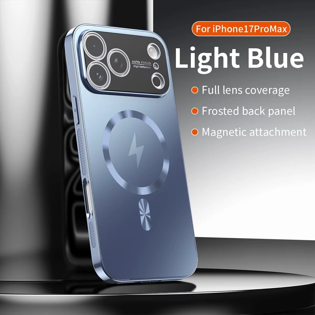 Premium iPhone Case MagSafe Compatible Magnetic Protective Cover Shockproof Aluminum Frame Electroplated Finish Matte Back Raised Camera Lens Protection