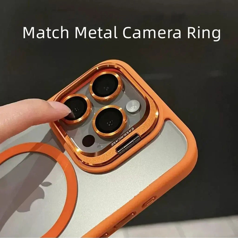 Premium iPhone Case MagSafe Compatible Magnetic Protective Cover Shockproof Bumper Full Body Protection Camera Lens Guard Slim Durable Design