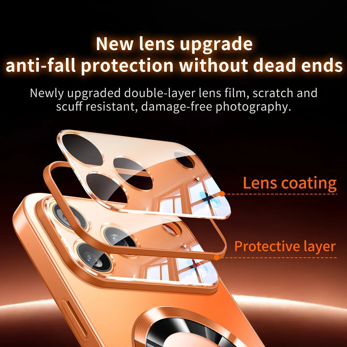 Premium iPhone Case MagSafe Compatible Magnetic Protective Cover Titanium Metallic Matte PC TPU Back Shockproof Camera Lens Protection Ultra Thin Full Protection