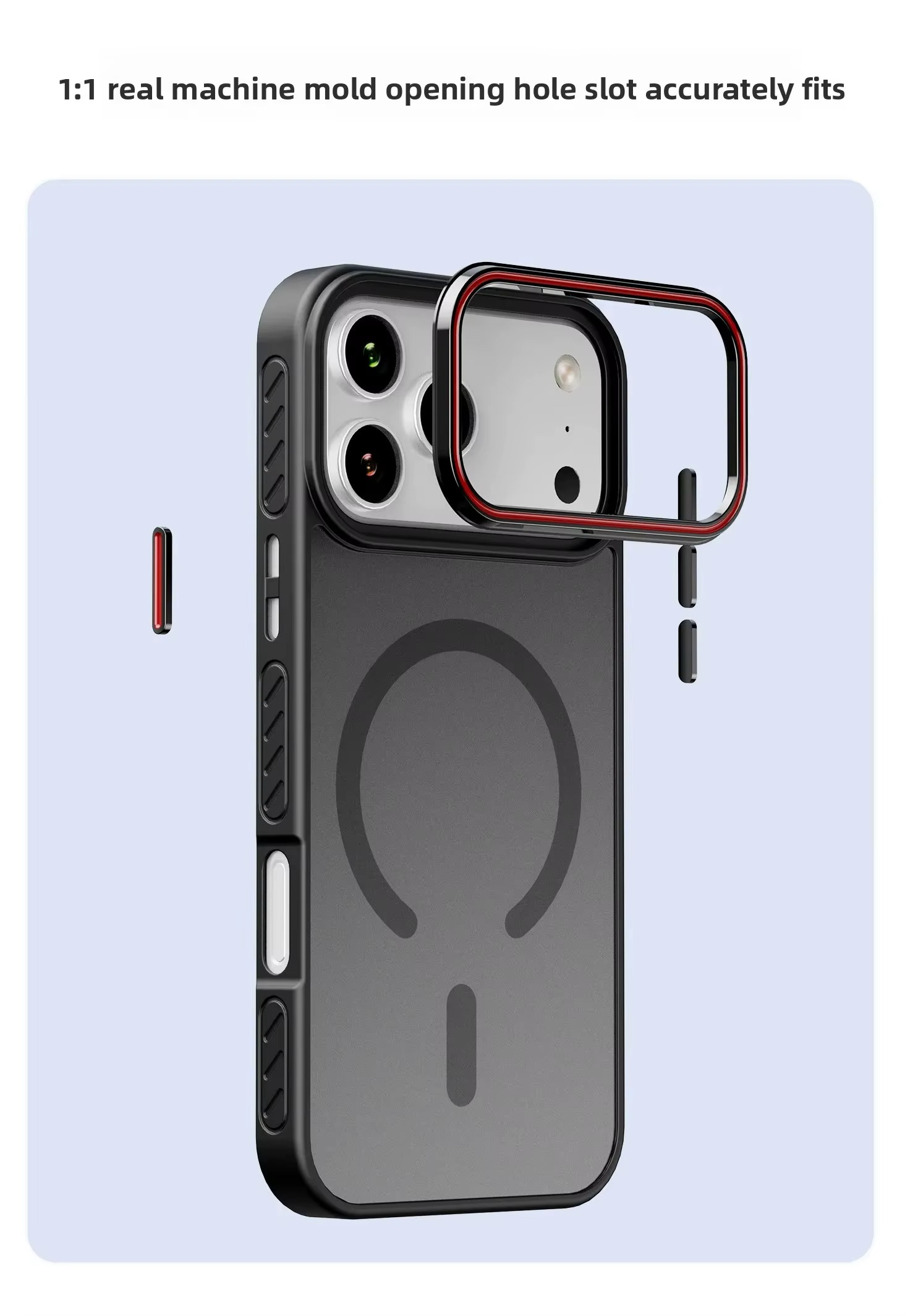 Premium iPhone Case MagSafe Compatible Magnetic Protective Cover Transparent Matte Back Shockproof Frame Raised Camera Lens Protection Slim Design