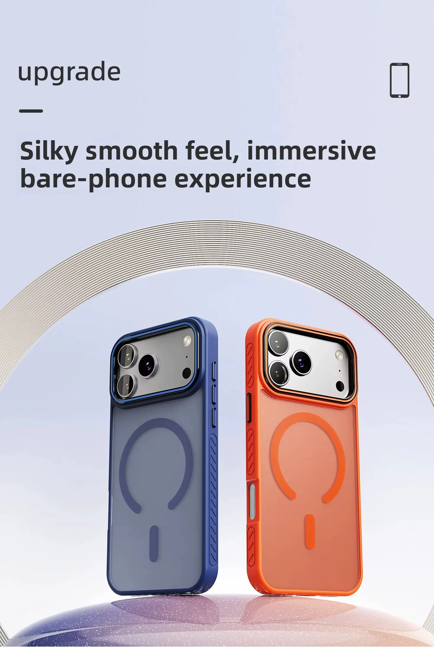 Premium iPhone Case MagSafe Compatible Magnetic Protective Cover Transparent Matte Back Shockproof Frame Raised Camera Lens Protection Slim Design
