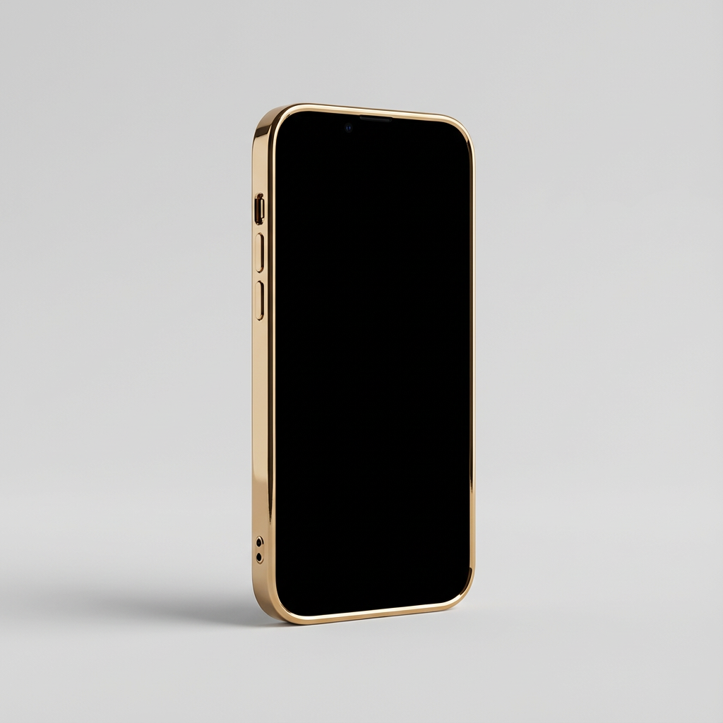 Premium iPhone Case MagSafe Compatible Magnetic Protective Cover Transparent TPU Desert Gold Finish Shockproof Camera Lens Protection Slim Design
