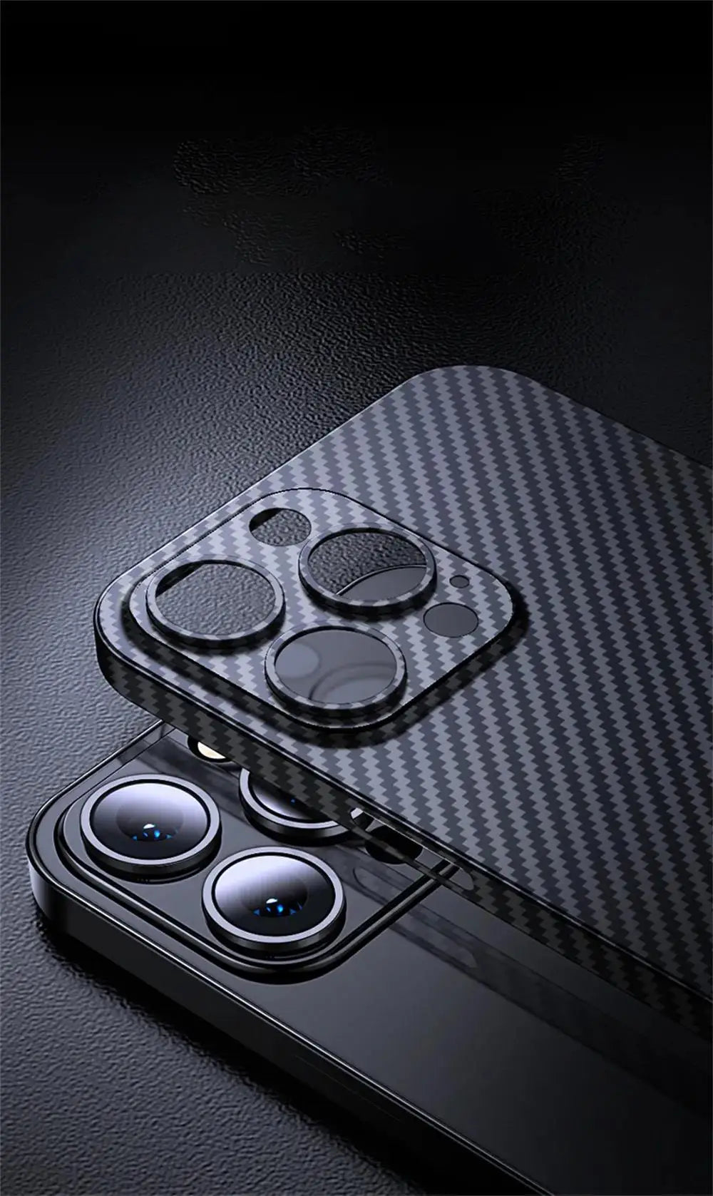 Premium iPhone Case MagSafe Compatible Magnetic Protective Cover Ultra Thin 0.2mm Carbon Fiber Matte PP Back Lightweight Scratch Resistant Slim Design