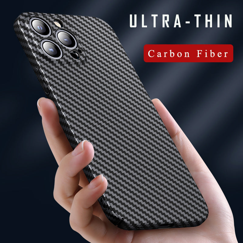 Premium iPhone Case MagSafe Compatible Magnetic Protective Cover Ultra Thin 0.2mm Carbon Fiber Matte PP Back Lightweight Scratch Resistant Slim Design