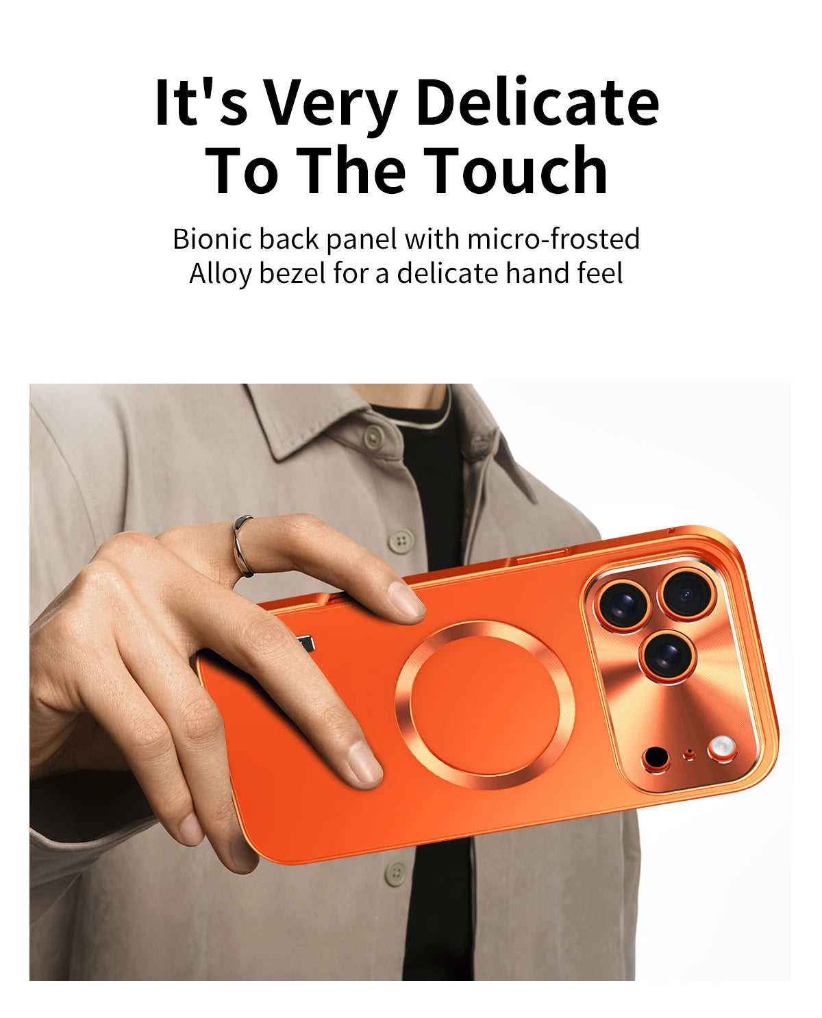 Premium iPhone Case MagSafe Compatible Magnetic Shockproof Cover Camera Lens Protection Ultra Thin Aluminum Frame Frosted Matte Back Full Protection