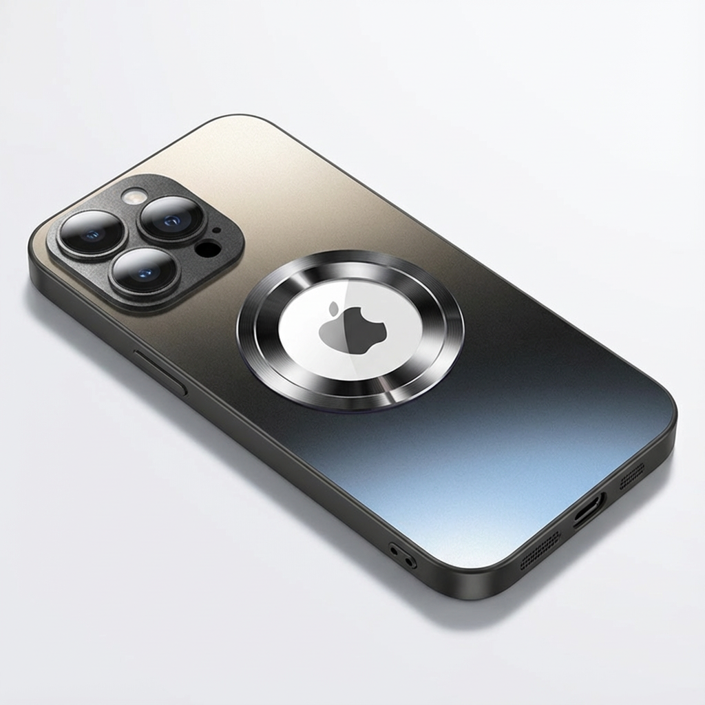 Premium iPhone Case MagSafe Compatible Matte Shockproof Protective Cover Camera Lens Protection Magnetic Slim Design