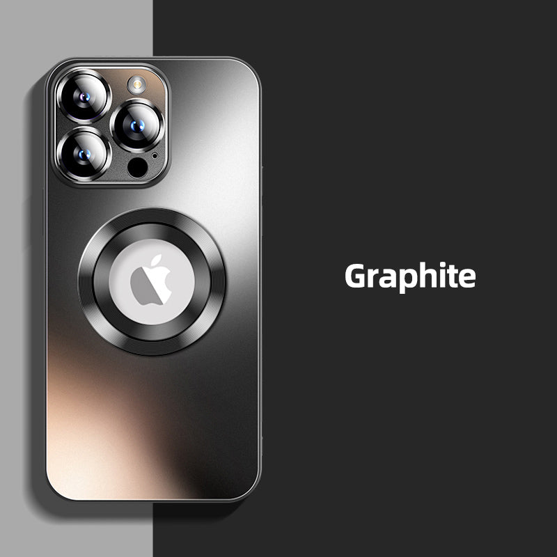 Premium iPhone Case MagSafe Compatible Matte Shockproof Protective Cover Camera Lens Protection Magnetic Slim Design