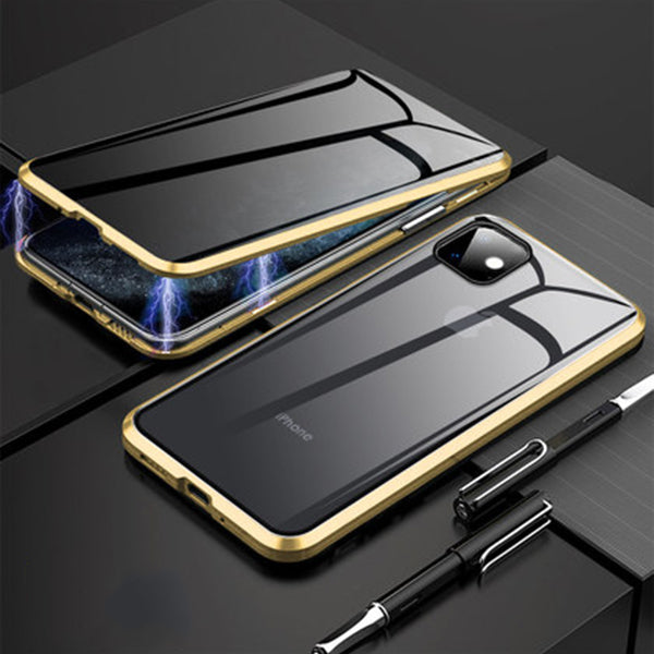Premium iPhone Case MagSafe Compatible Privacy Screen Tempered Glass Shockproof Protective Cover 360 Full Body Camera Lens Protection Slim Design