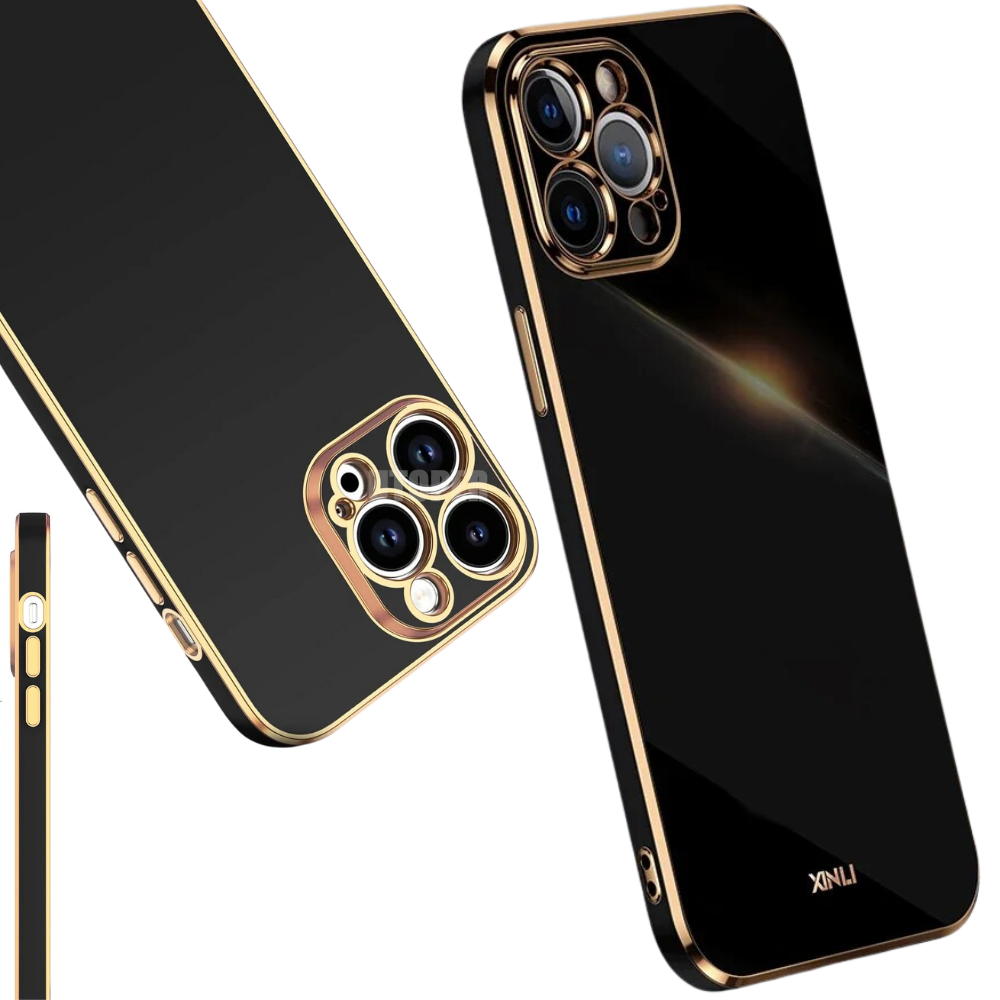 Premium iPhone Case MagSafe Compatible Silicone Shockproof Protective Cover Glossy Square Texture Camera Lens Protection Slim Design