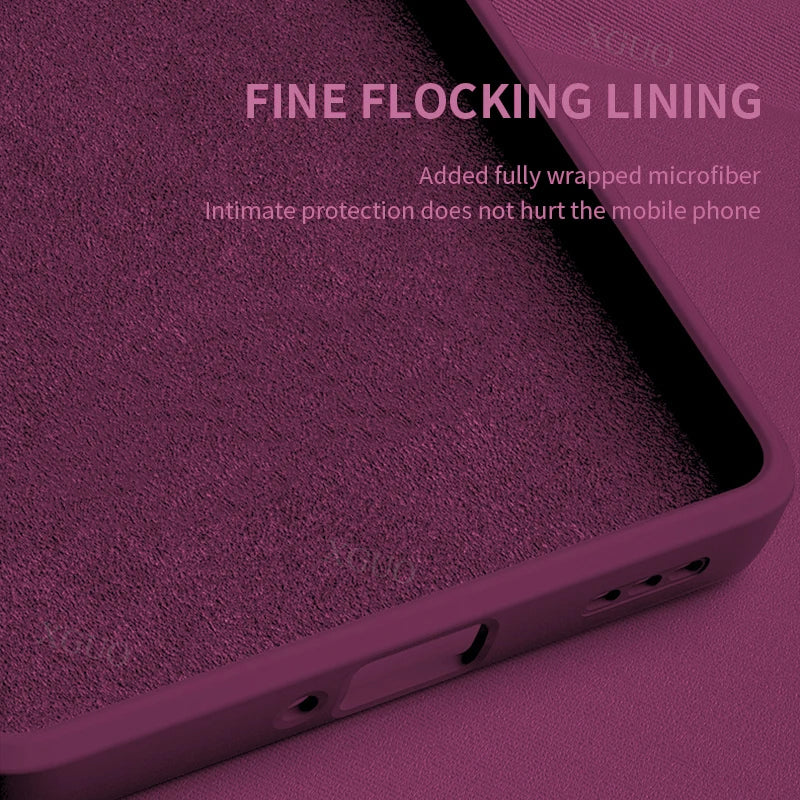 Premium iPhone Case MagSafe Compatible Square Liquid Silicone Shockproof Protective Cover Camera Lens Protection Slim Design