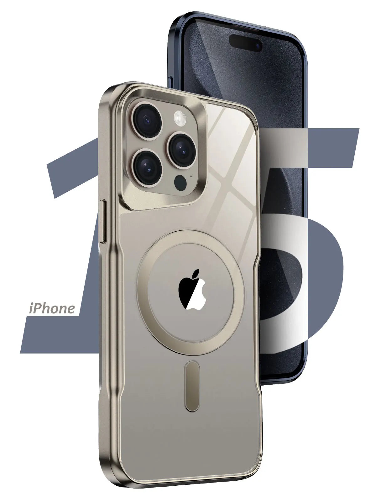 Premium iPhone Case MagSafe Compatible Transparent Hybrid Shockproof Protective Cover Clear HD Design Camera Lens Protection Slim Profile