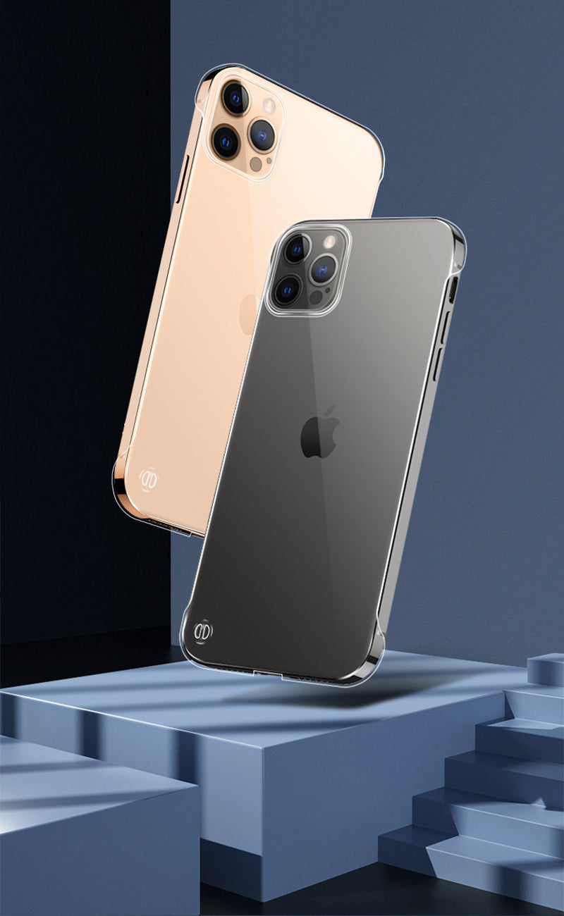 Premium iPhone Case MagSafe Compatible Transparent Ultra Thin Shockproof Protective Cover Frameless Clear Design Camera Lens Protection Slim Profile