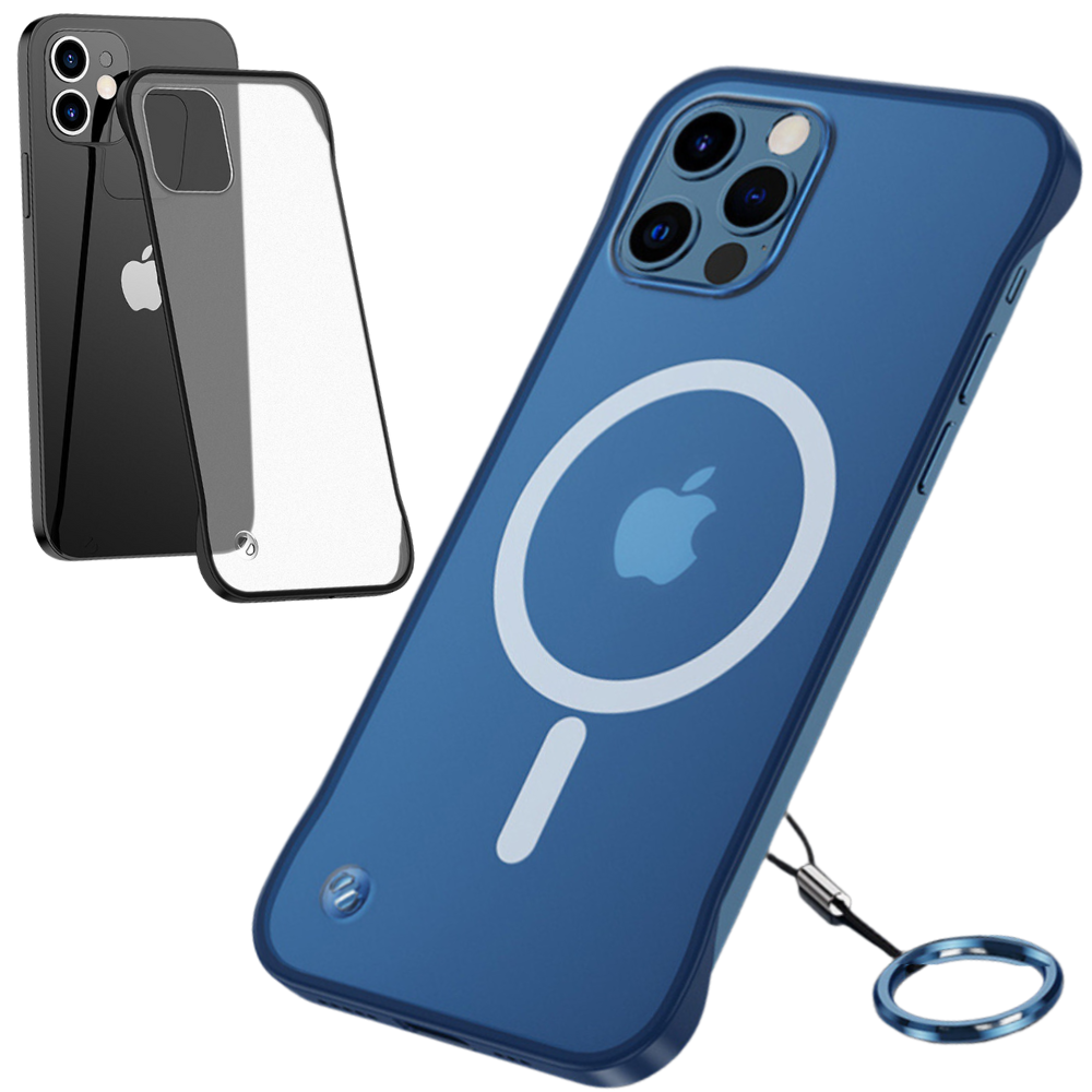 Premium iPhone Case MagSafe Compatible Transparent Ultra Thin Shockproof Protective Cover Frameless Clear Design Camera Lens Protection Slim Profile