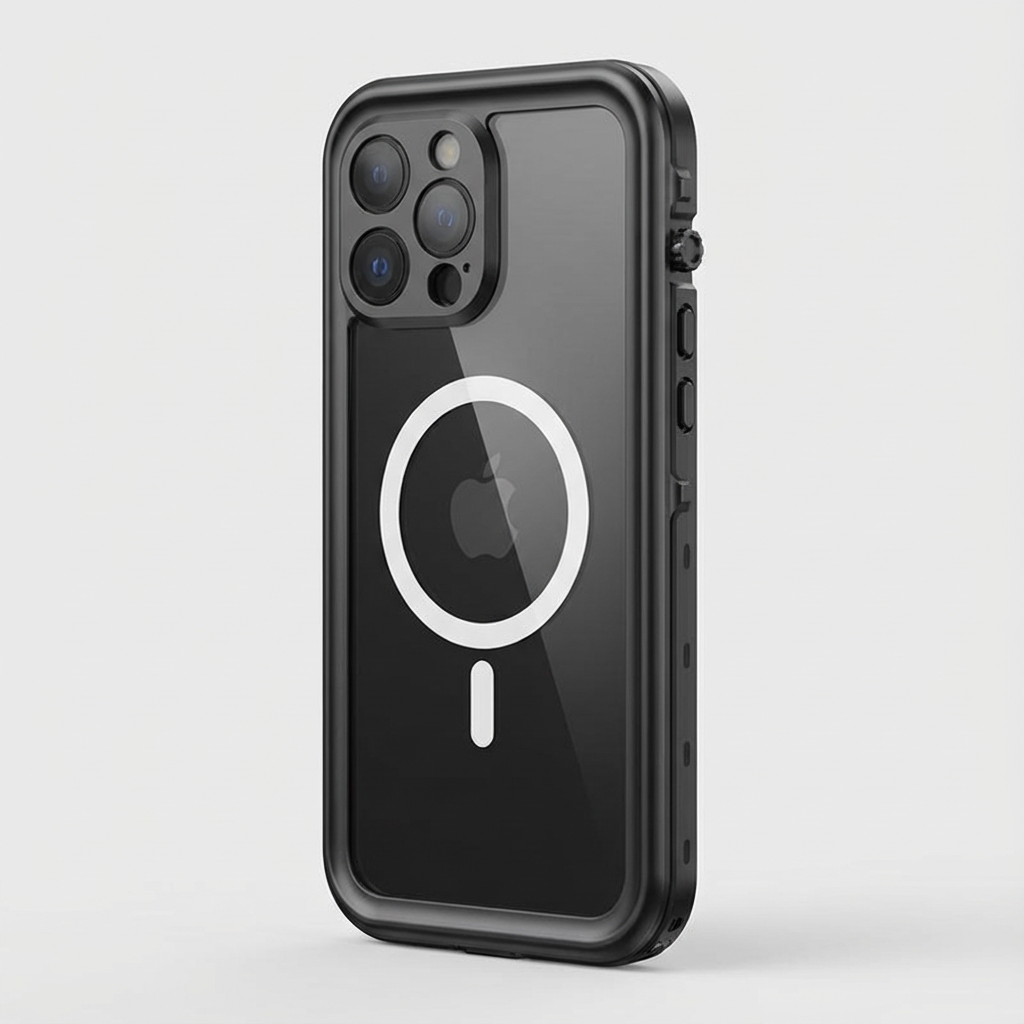 Premium iPhone Case MagSafe Compatible Waterproof IP68 Shockproof Protective Cover 360 Full Body Sealed Design Camera Lens Protection Dustproof