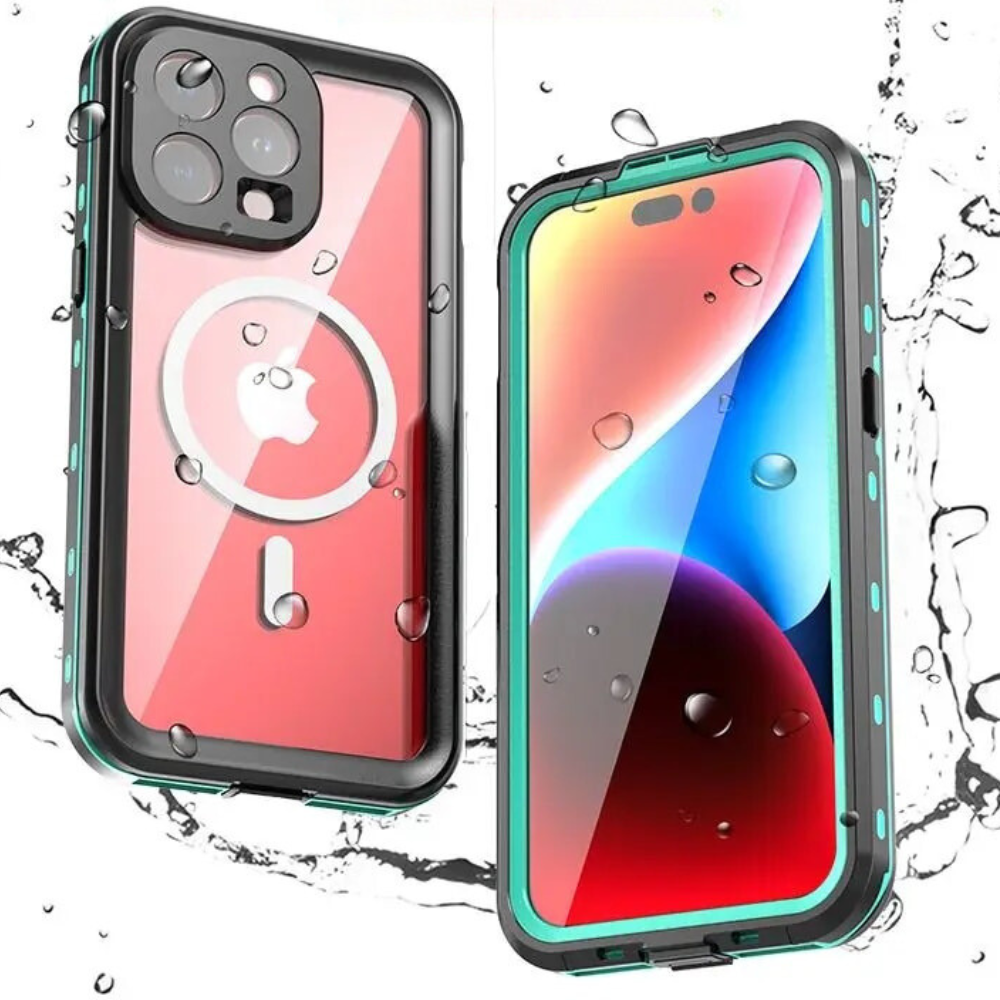 Premium iPhone Case MagSafe Compatible Waterproof IP68 Shockproof Protective Cover 360 Full Body Sealed Design Camera Lens Protection Dustproof