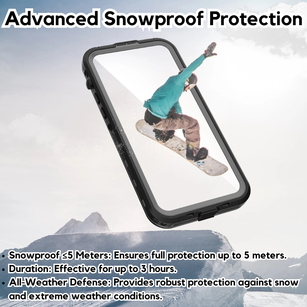 Premium iPhone Case MagSafe Compatible Waterproof IP68 Shockproof Protective Cover 360 Full Body Sealed Design Camera Lens Protection Transparent