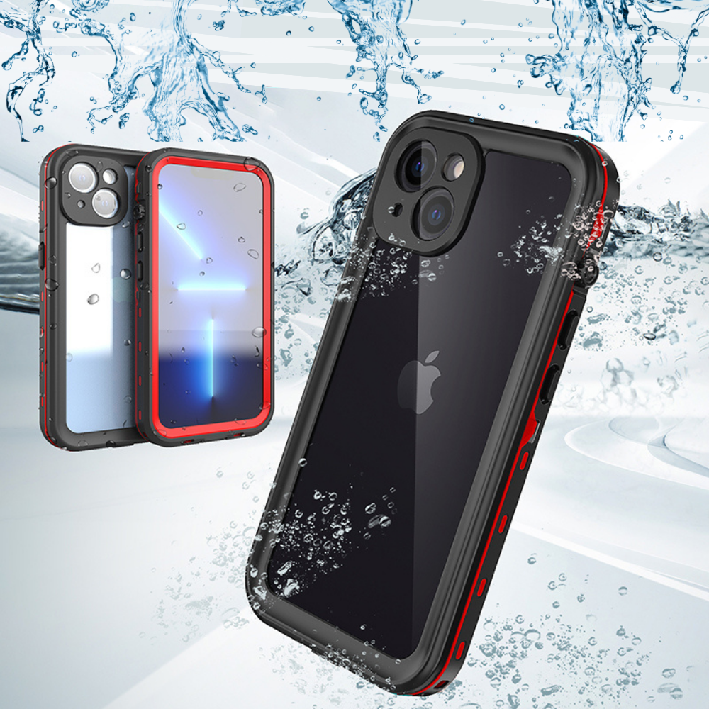 Premium iPhone Case MagSafe Compatible Waterproof IP68 Shockproof Protective Cover 360 Full Body Sealed Design Camera Lens Protection Transparent