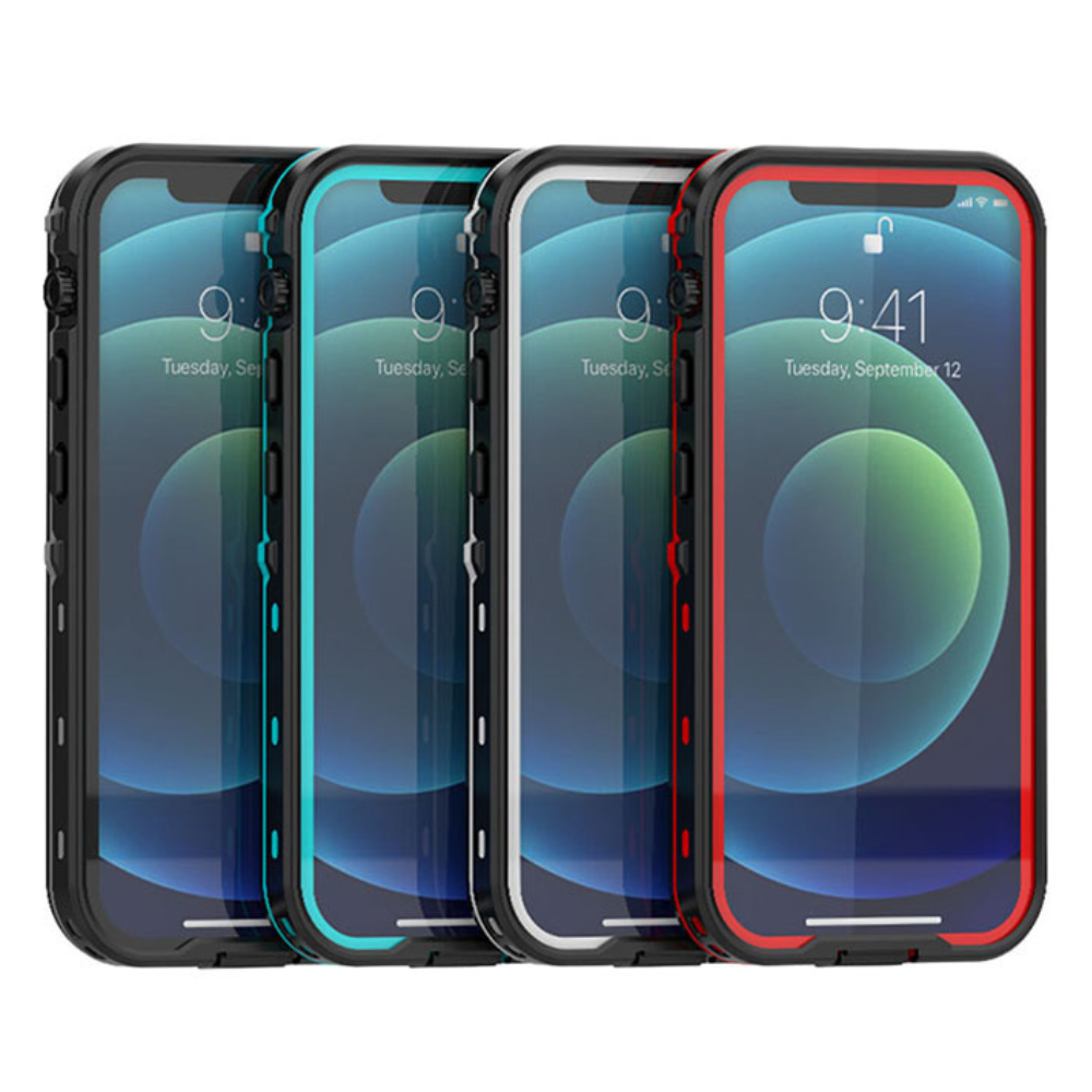 Premium iPhone Case MagSafe Compatible Waterproof IP68 Shockproof Protective Cover 360 Full Body Sealed Design Camera Lens Protection Transparent