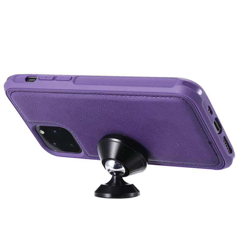 Premium iPhone Case Magnetic Detachable Wallet Flip Cover PU Leather Card Holder Handbag Design Stand Feature Shockproof Full Protection