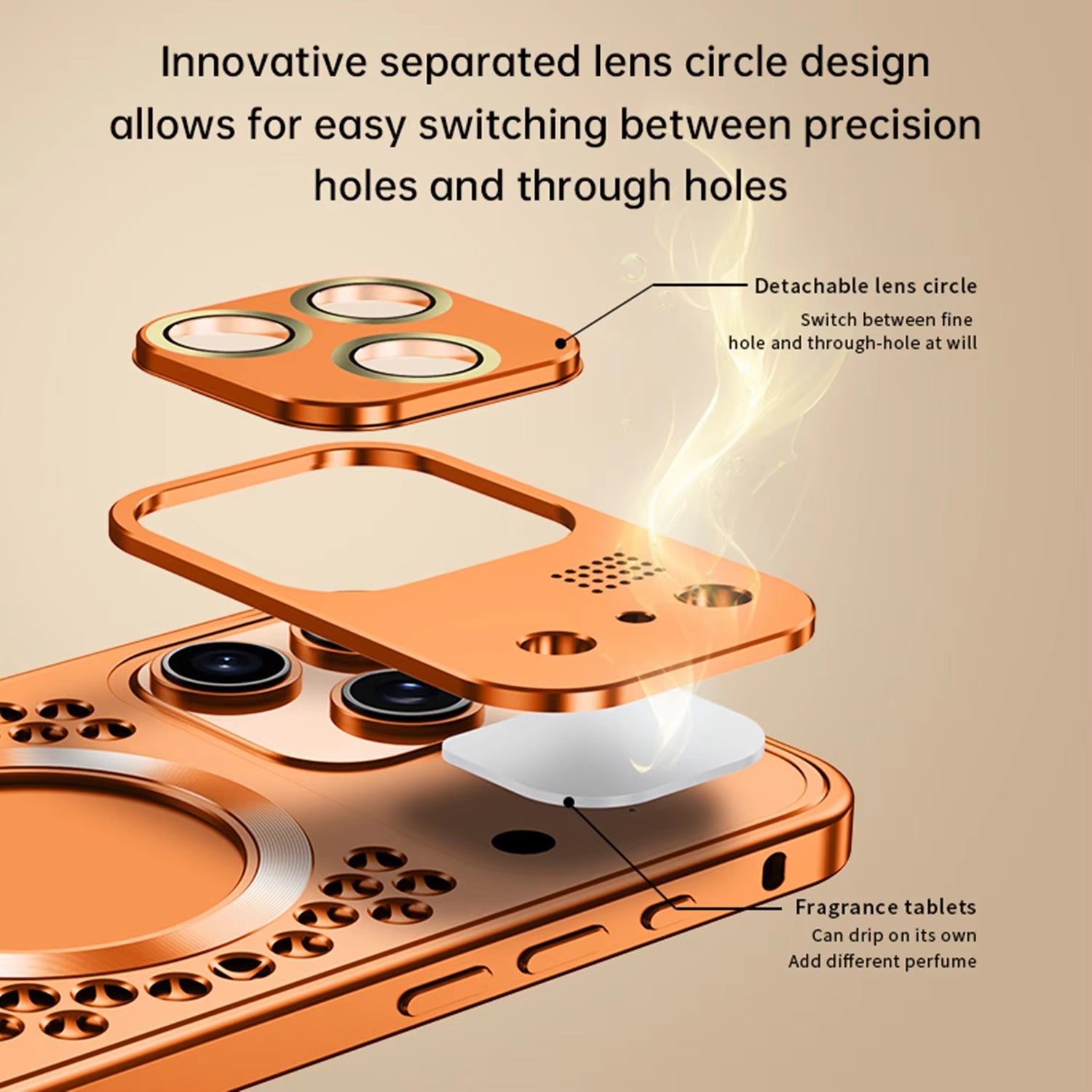 Premium iPhone Case Magnetic Protective Cover Aluminum Alloy Frame Heat Dissipation Metal Design Shockproof Anti Fall Camera Lens Guard Slim Structure