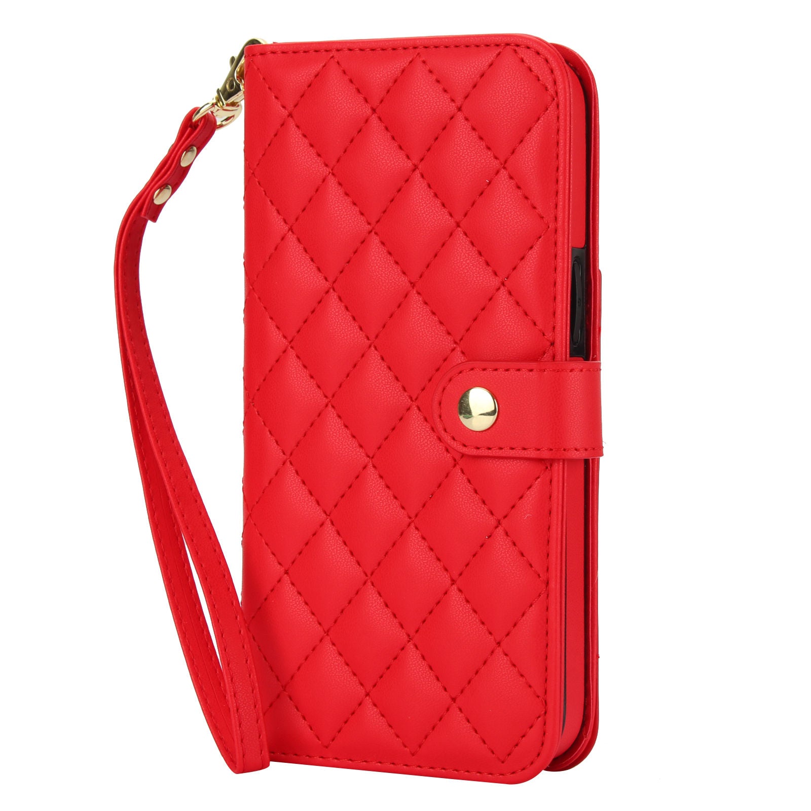 Premium iPhone Case RFID Blocking Wallet Crossbody Flip Cover PU Leather Card Holder Magnetic Closure Shockproof Protection Adjustable Strap Full Coverage