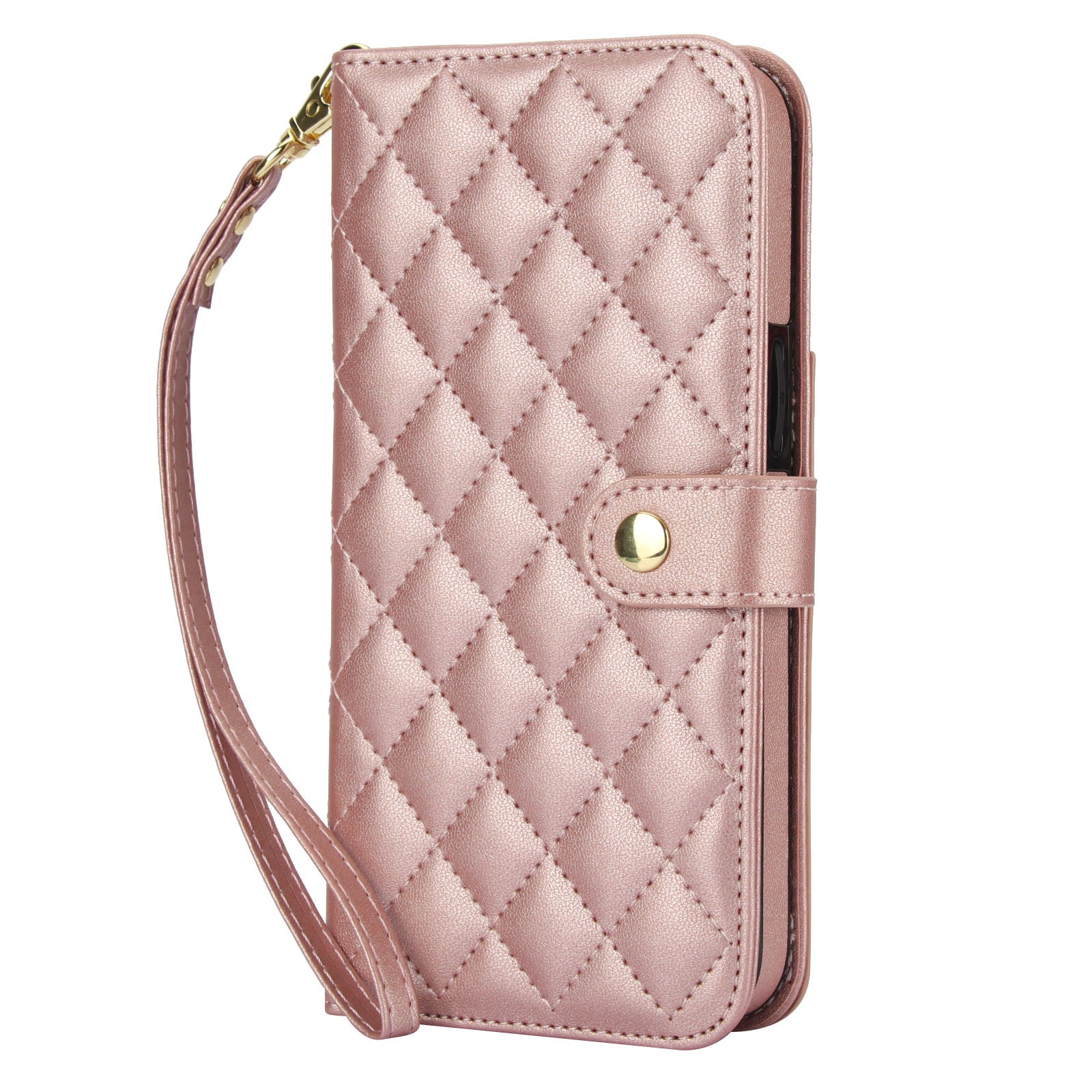 Premium iPhone Case RFID Blocking Wallet Crossbody Flip Cover PU Leather Card Holder Magnetic Closure Shockproof Protection Adjustable Strap Full Coverage