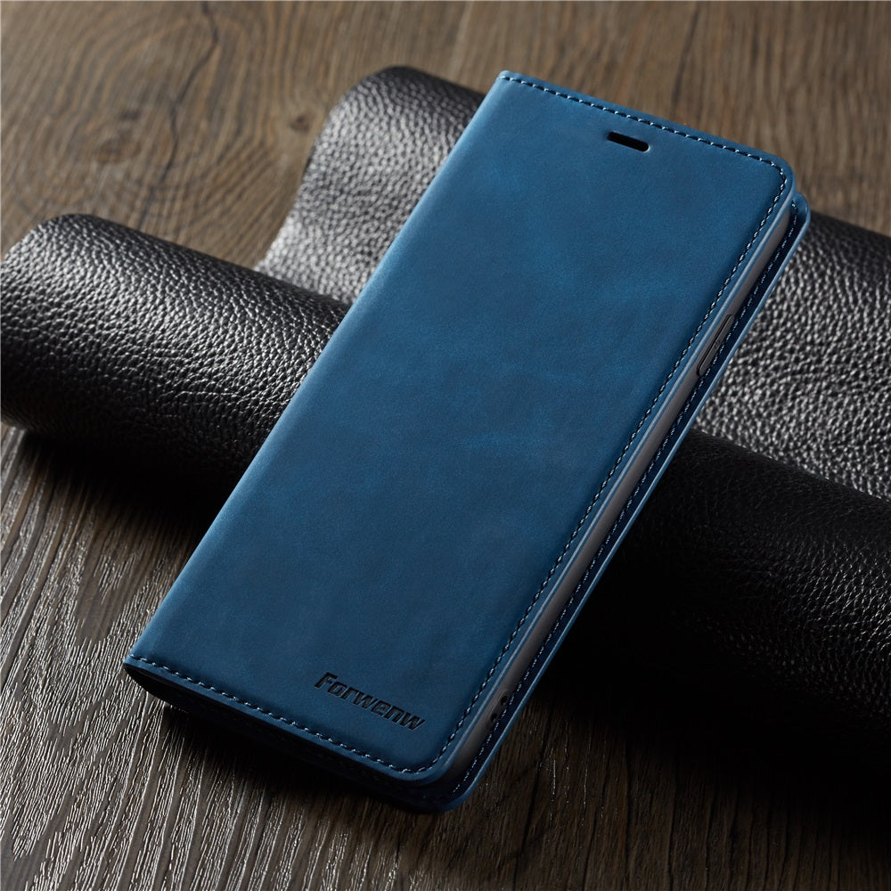 Premium iPhone Case Suede Leather Wallet Flip Cover Card Holder Magnetic Closure Shockproof Protection Full Body Slim Design