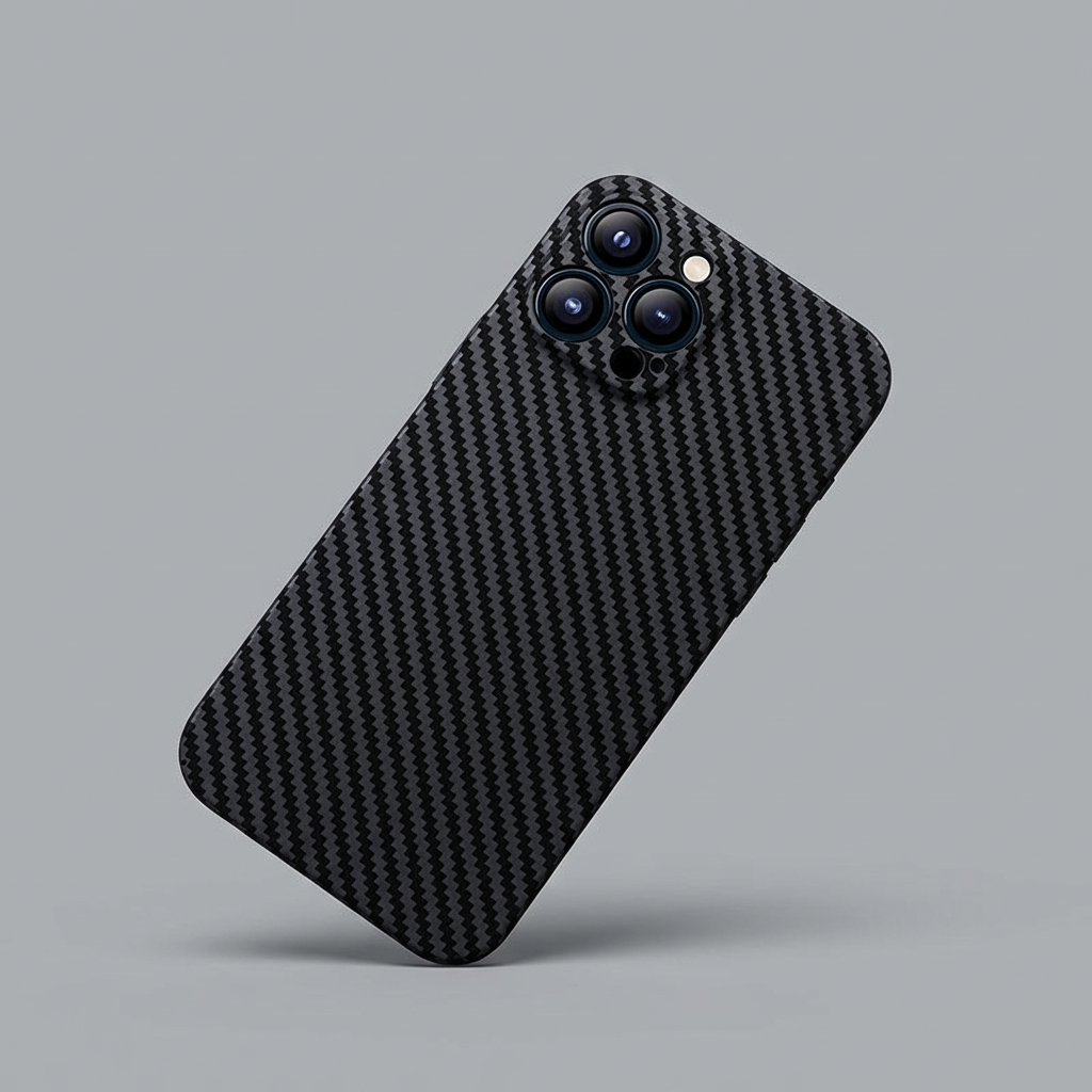 Premium iPhone Case Ultra Thin Carbon Fiber Matte Protective Cover 0.2mm PP Back Lightweight Scratch Resistant Slim Minimalist Design