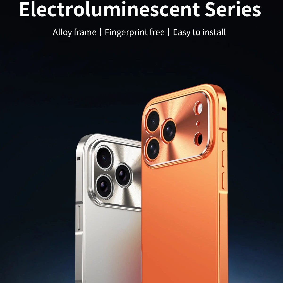 Premium iPhone Case Ultra Thin Protective Cover Aluminum Alloy Frame Frosted Matte Backplate Shockproof Camera Lens Guard Slim Design