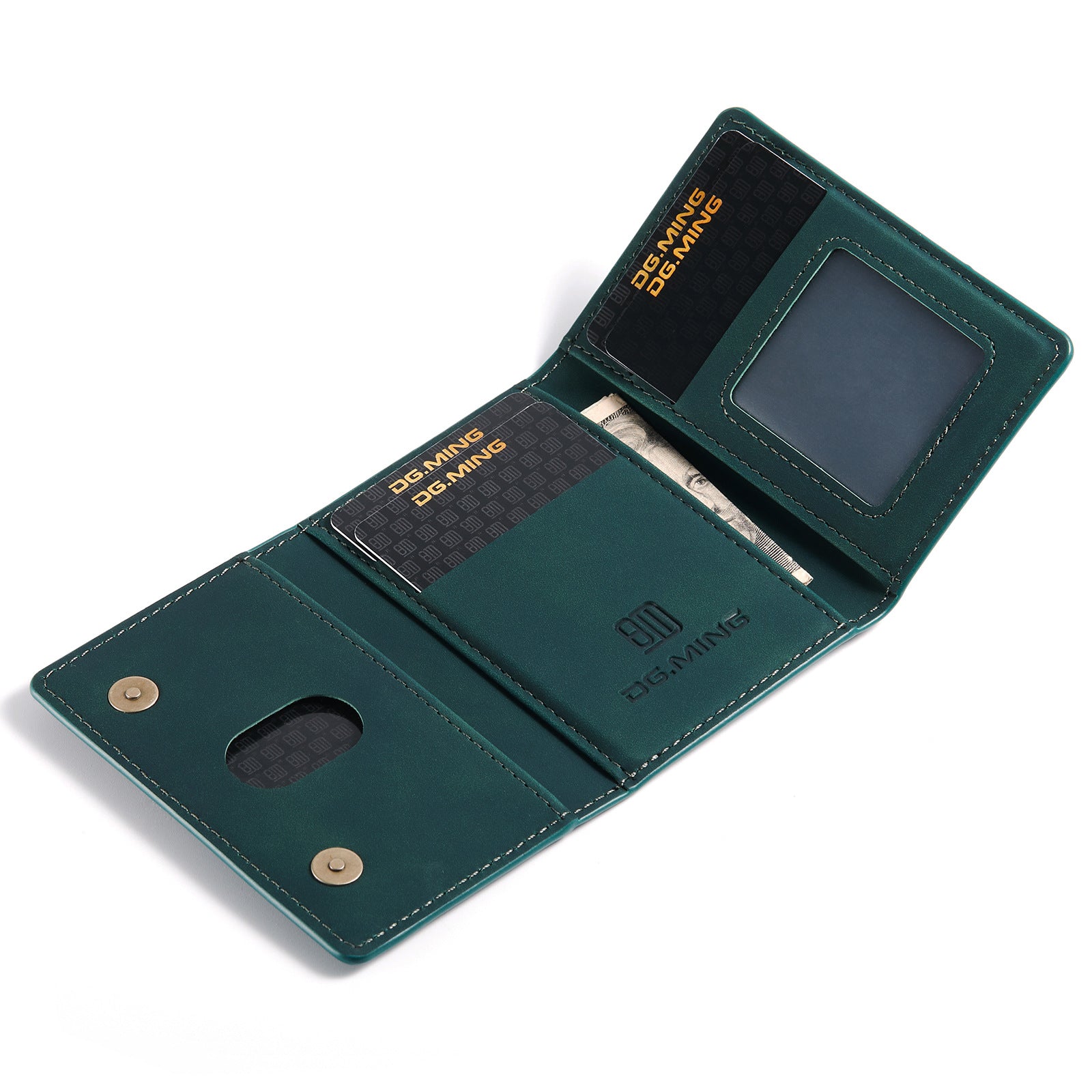 Premium iPhone Case Wallet MagSafe Compatible Detachable Leather Card Holder Magnetic Flip Stand Shockproof Protective Cover Camera Lens Protection Slim Design