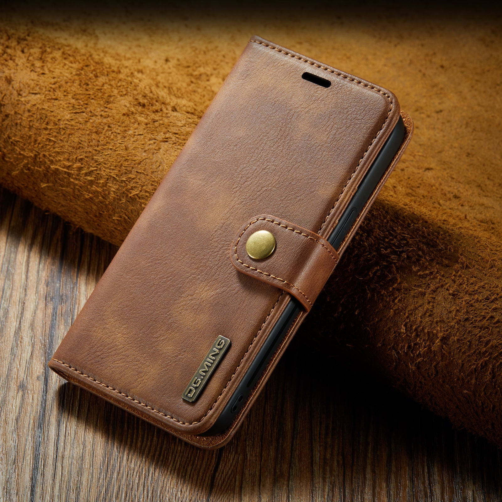Premium iPhone Case Wallet MagSafe Compatible Detachable Magnetic Leather Shockproof Protective Cover Card Holder Camera Lens Protection Slim Design