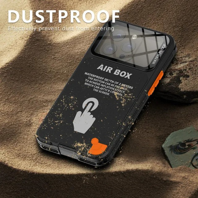 Premium iPhone Case Waterproof Shockproof Protective Cover IP68 Full Body Sealed Design Dustproof Underwater Protection Outdoor Use