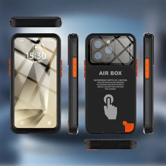 Premium iPhone Case Waterproof Shockproof Protective Cover IP68 Full Body Sealed Design Dustproof Underwater Protection Outdoor Use