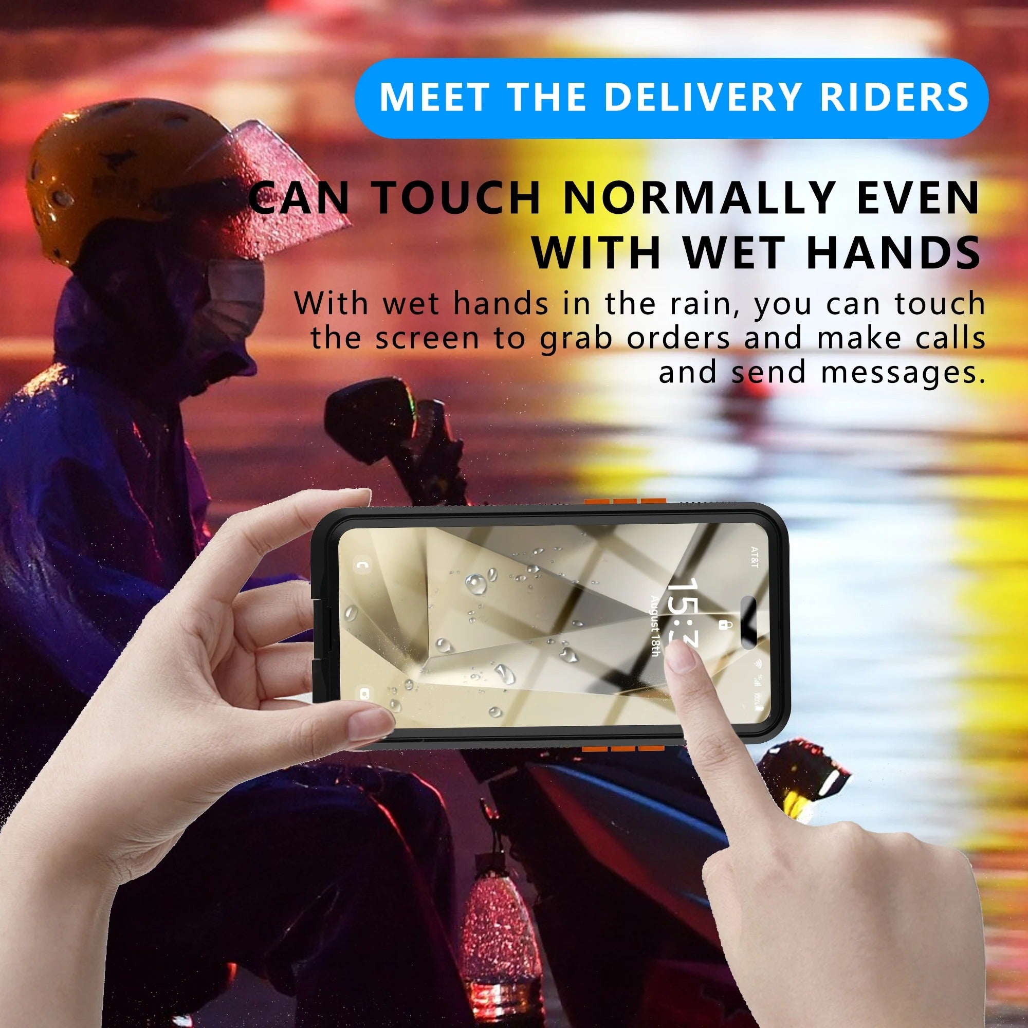 Premium iPhone Case Waterproof Shockproof Protective Cover IP68 Full Body Sealed Design Dustproof Underwater Protection Outdoor Use