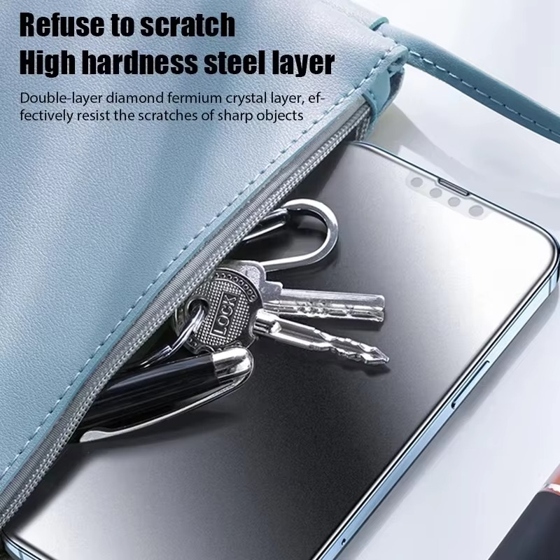 Premium iPhone Screen Protector Matte Ceramic Protective Film Anti Glare Soft Touch Anti Fingerprint Scratch Resistant Slim Design