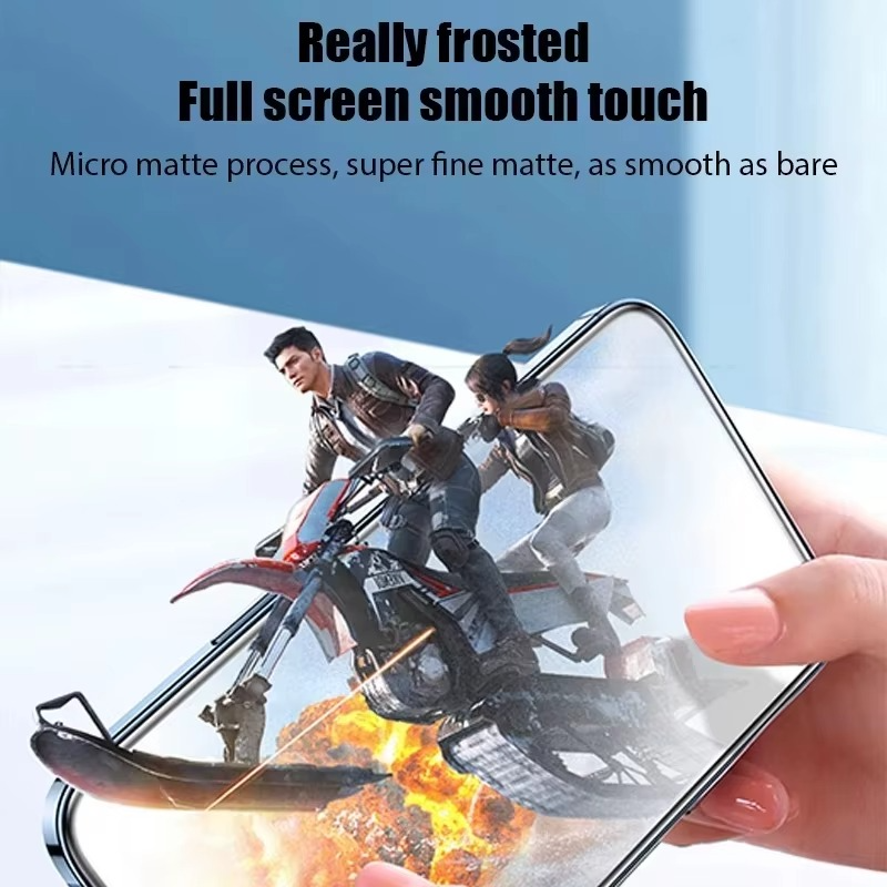 Premium iPhone Screen Protector Matte Ceramic Protective Film Anti Glare Soft Touch Anti Fingerprint Scratch Resistant Slim Design