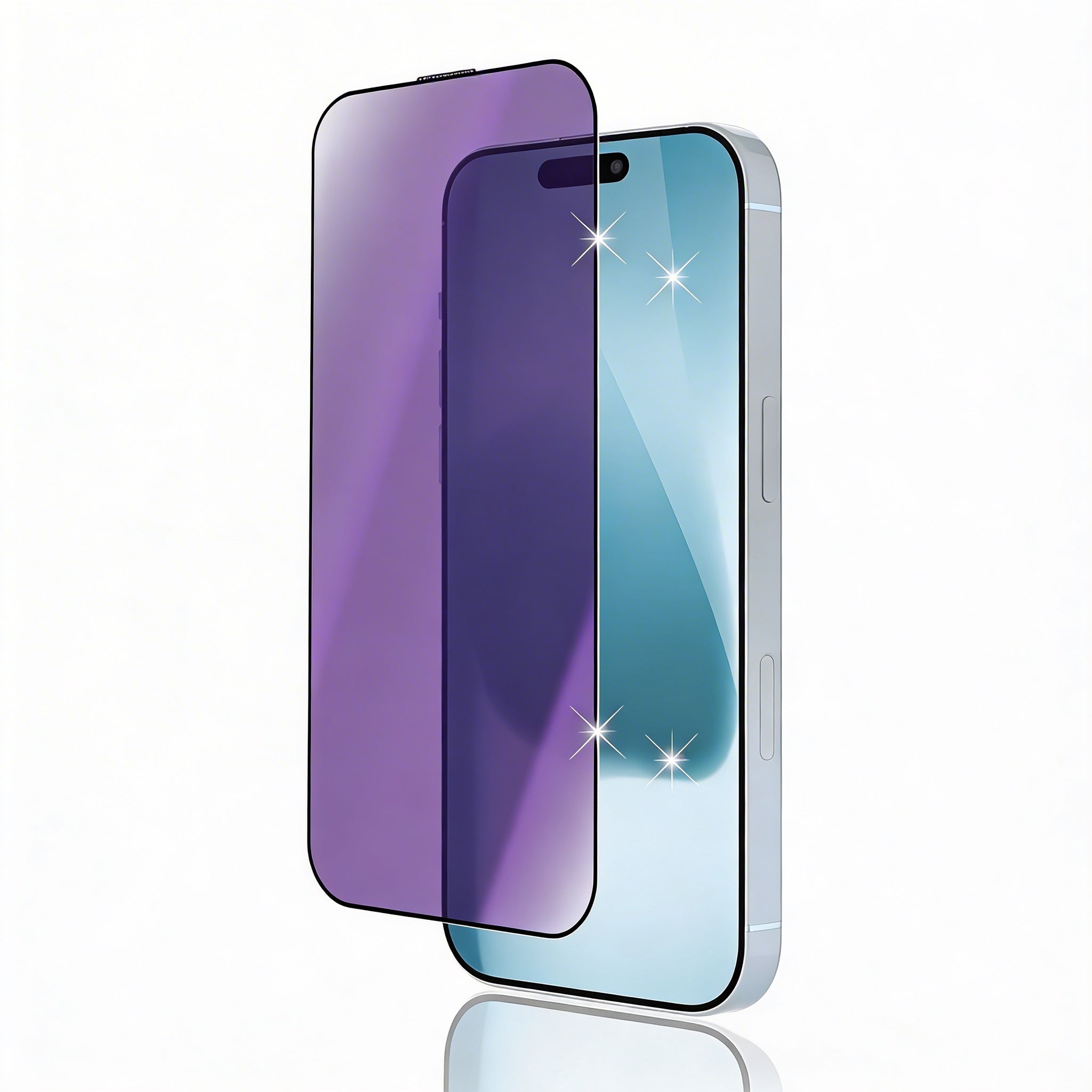 Premium iPhone Screen Protector Privacy Anti Spy Tempered Glass Full Coverage Anti Blue Light Scratch Resistant Protective Film