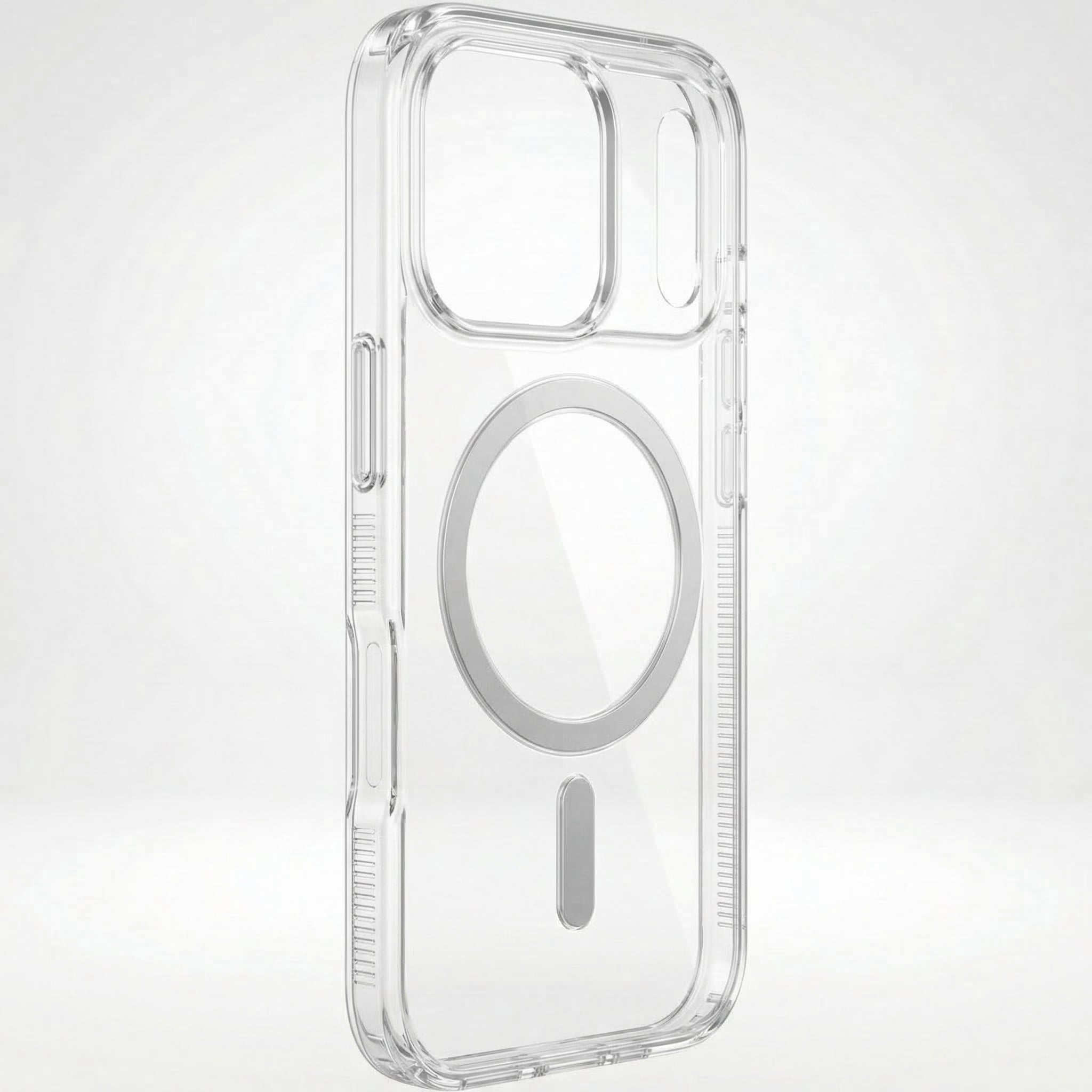 Transparent MagSafe Compatible Case for iPhone 17 Pro Max – Clear Slim Protective Phone Cover