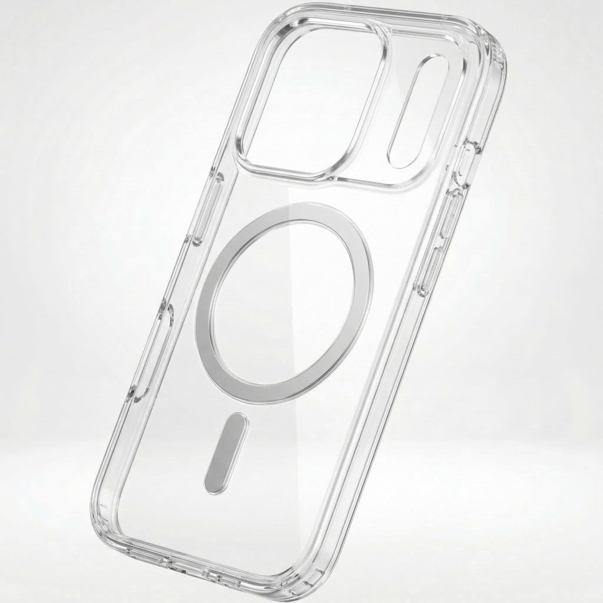 Transparent MagSafe Compatible Case for iPhone 17 Pro Max – Clear Slim Protective Phone Cover