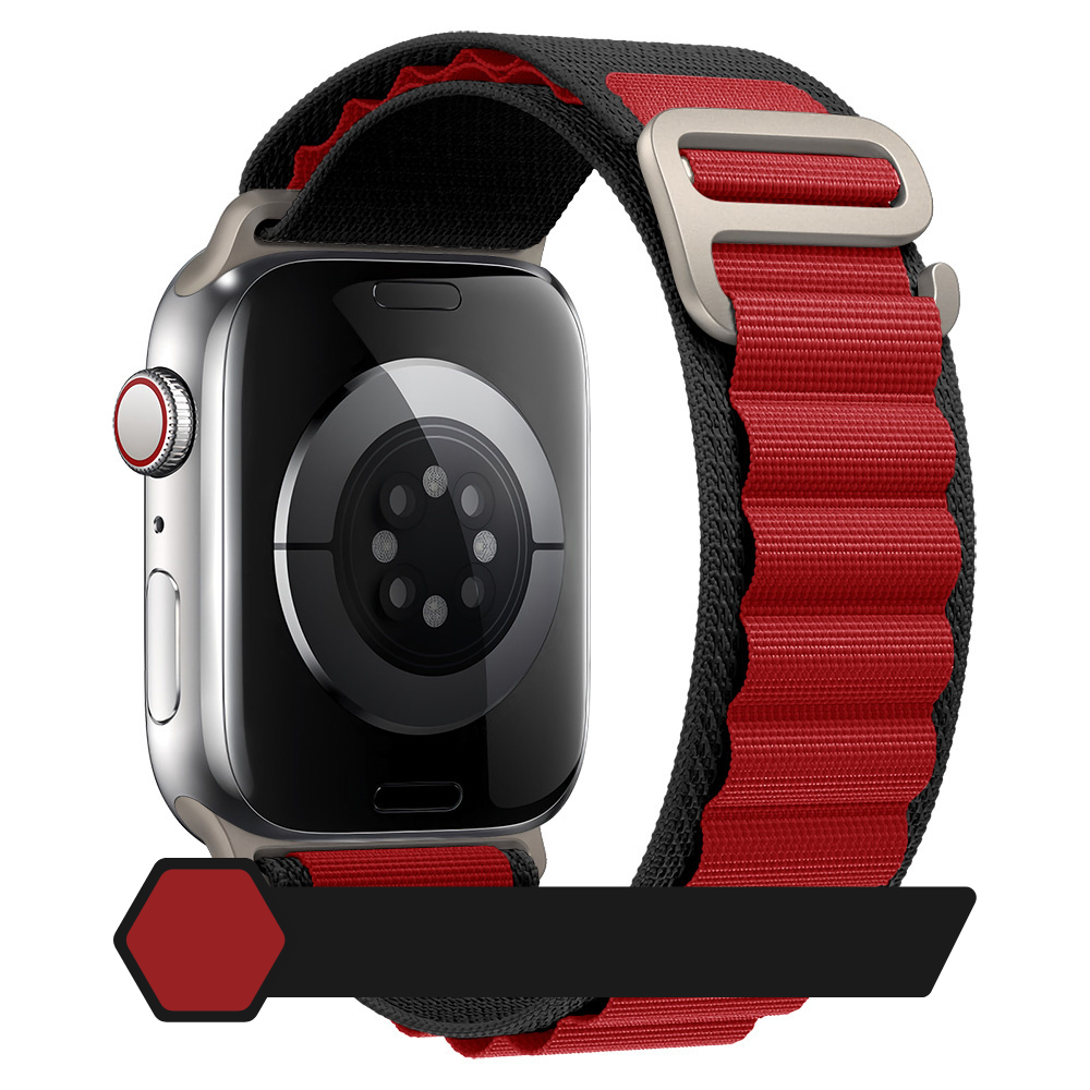 Premium Apple Watch Band Alpine Loop Durable Nylon Strap Adjustable Secure Fit Outdoor Sport Wristband