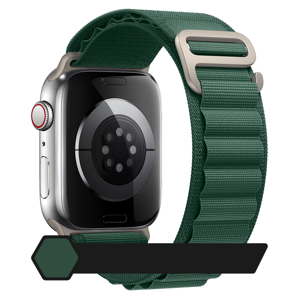 Premium Apple Watch Band Alpine Loop Durable Nylon Strap Adjustable Secure Fit Outdoor Sport Wristband