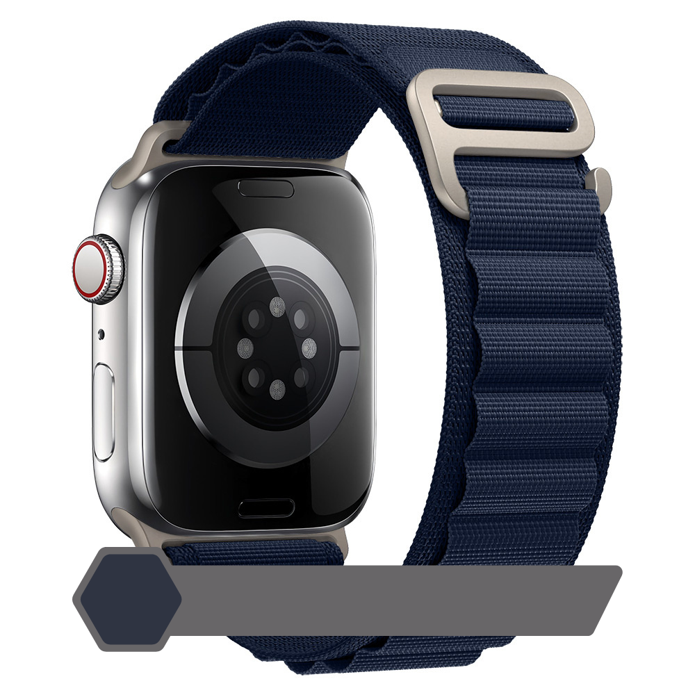 Premium Apple Watch Band Alpine Loop Durable Nylon Strap Adjustable Secure Fit Outdoor Sport Wristband