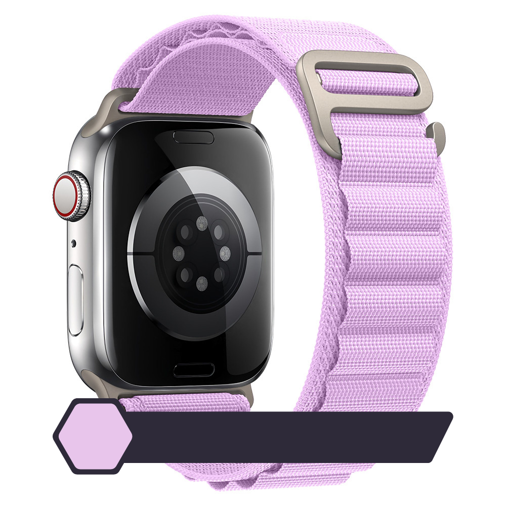 Premium Apple Watch Band Alpine Loop Durable Nylon Strap Adjustable Secure Fit Outdoor Sport Wristband