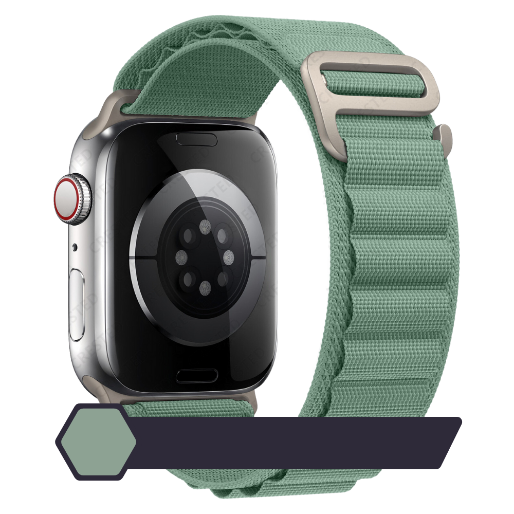 Premium Apple Watch Band Alpine Loop Durable Nylon Strap Adjustable Secure Fit Outdoor Sport Wristband