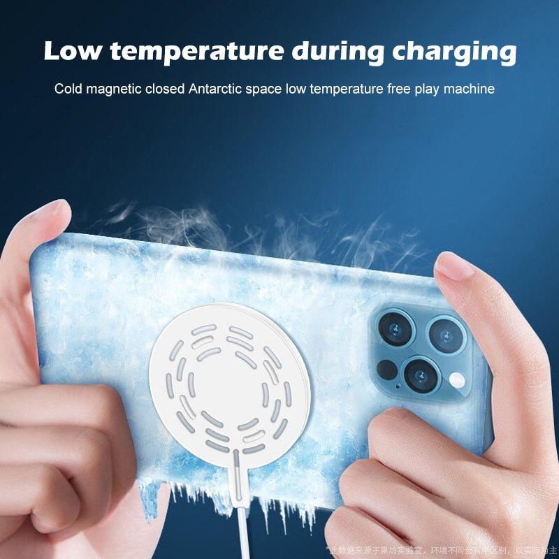 Premium Wireless Charger MagSafe Compatible 20W Fast Charging Magnetic Pad Slim Charging Dock Smartphone Earbuds Compatible