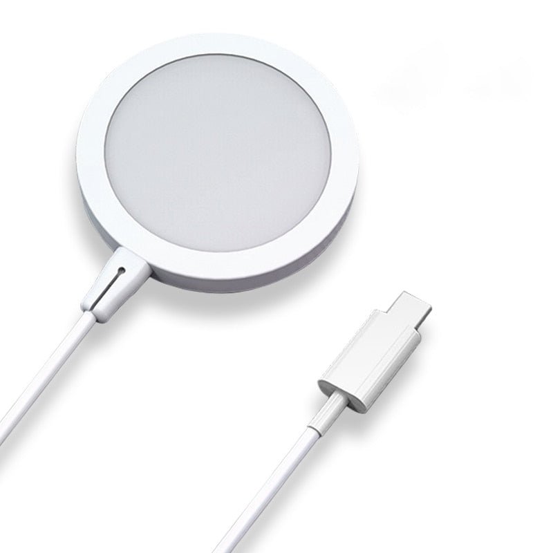 Premium Wireless Charger MagSafe Compatible 20W Fast Charging Magnetic Pad Slim Charging Dock Smartphone Earbuds Compatible