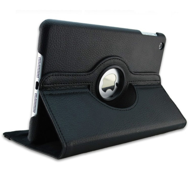 Premium iPad Case 360 Rotating Stand PU Leather Smart Cover Protective Tablet Case Multi Angle Viewing